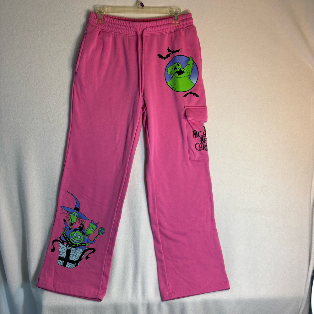 Nightmare Before Chistmas Pink Sweatpants Sz Small